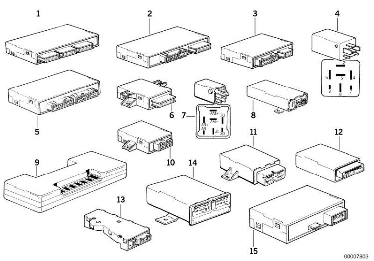 Karosseriesteuergeräte und Module ->47327610809