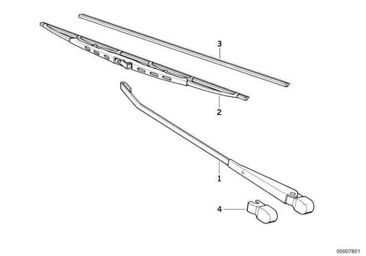 Wiper arm/wiper blade ->47249610849