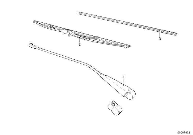 Wiper arm/wiper blade ->47195610847