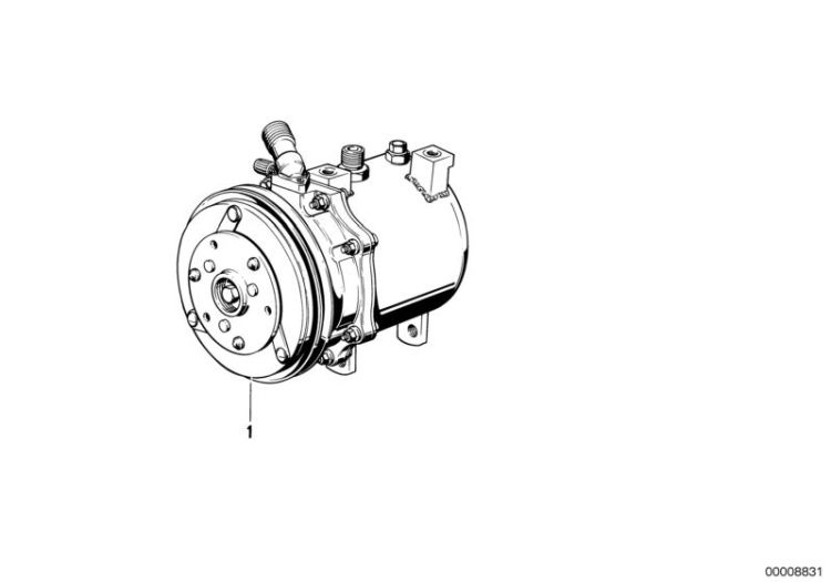 RP air conditioning compressor ->47176032002