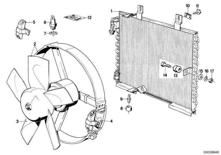 Condenser/fan ->47214170076