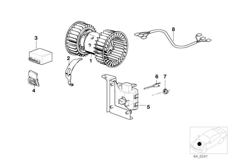 Electric parts for AC unit ->47249640514