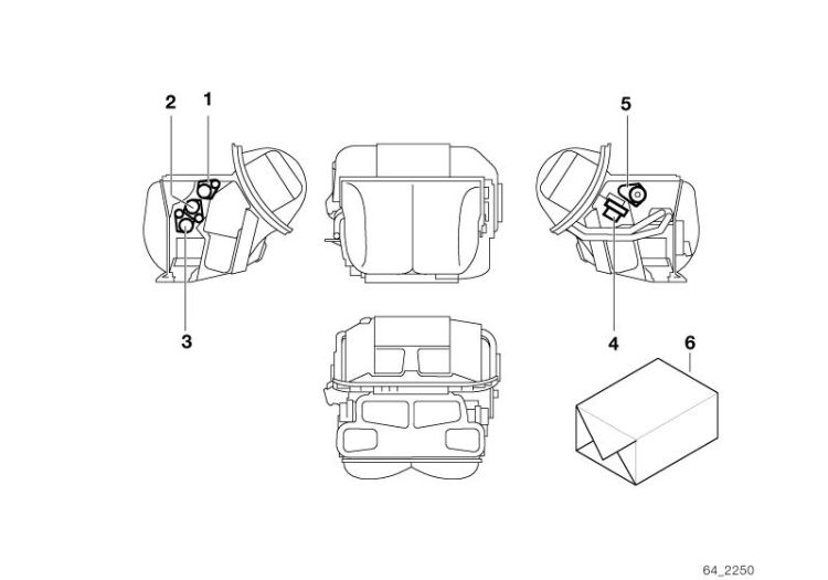 Stellantrieb Klimaautomatik ->47416640668