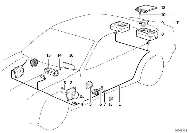 Einzelteile Stereo System ->47416650200