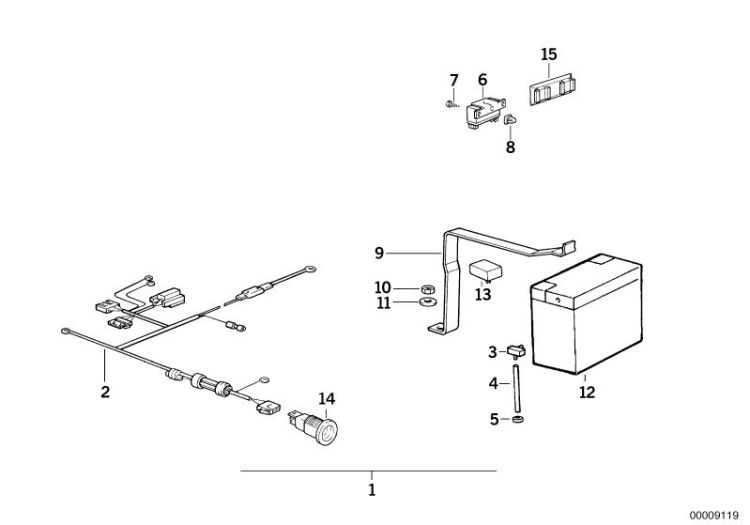 Nachrüstsatz 2.Batterie ->47338033491