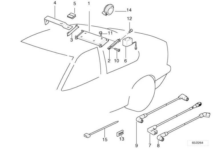 Single components CD-6 changer ->47416650208