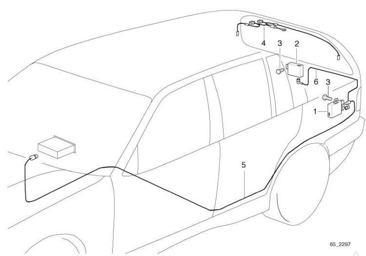 Antenna cable, Number 05 in the illustration