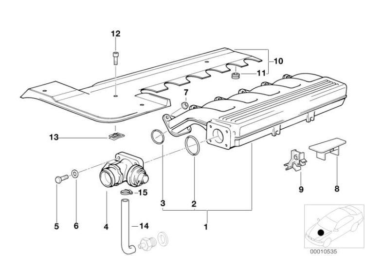 Intake manifold system-AGR ->47445116096