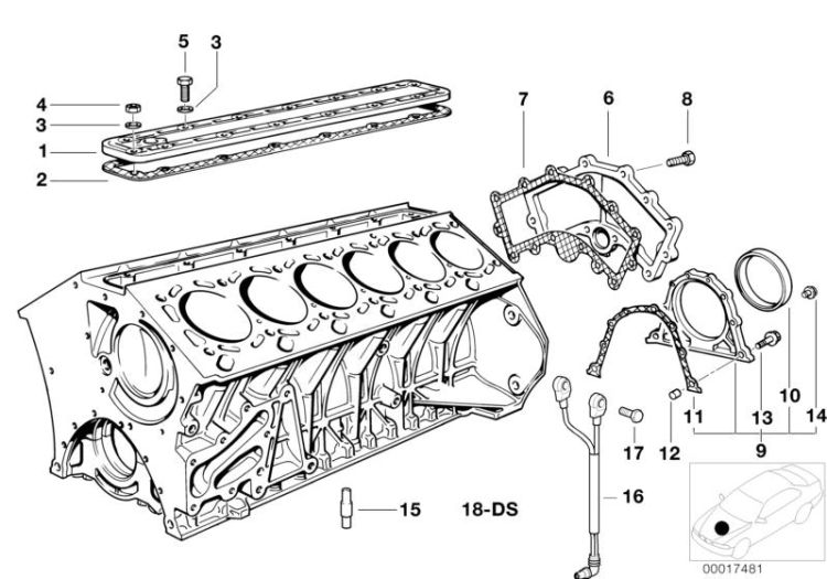 Pièces de bloc-moteur ->47331114839