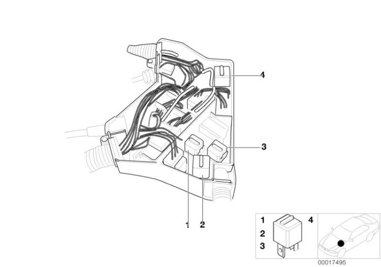 Relay positioning, engine compartment ->47416614362