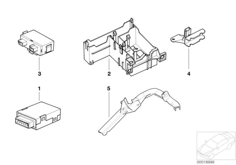 EWS control unit/tr module/support ->47507610933