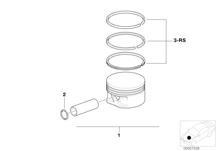 Crankshaft-Pistons ->48421113695