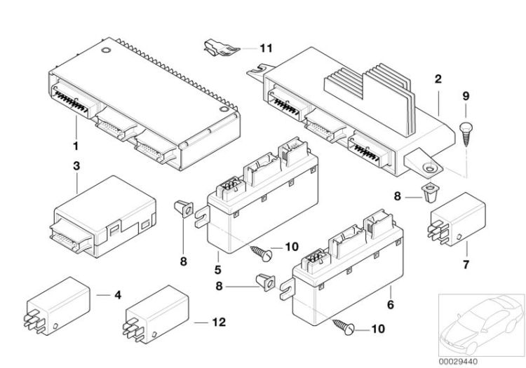 Body control units and modules ->47536610120