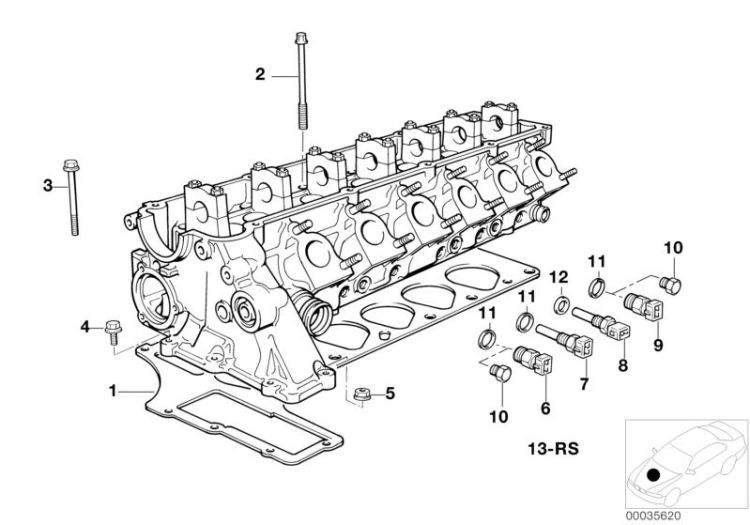 Cylinder head attached parts ->47378114865