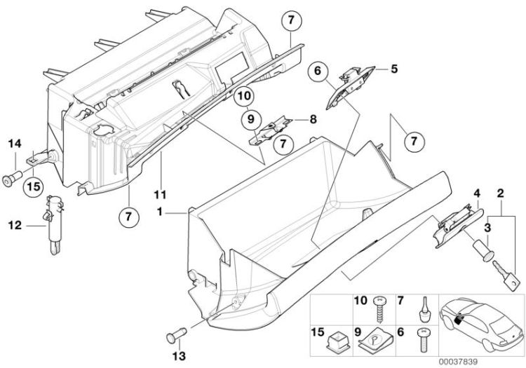 Glove box ->47738513749