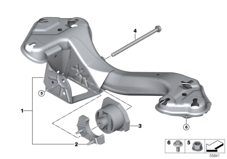 Gearbox suspension ->47739220050