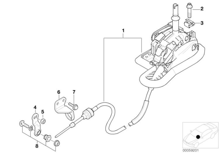 Schaltung Steptronic Automatikgetriebe ->47508250264