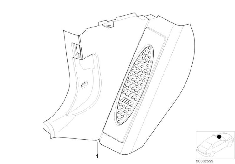 Nachrüstung M Aluminium Fussstütze ->47536030824