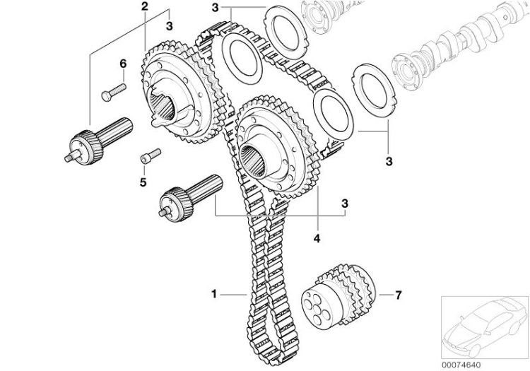 Timing and valve train-timing chain ->47422111306