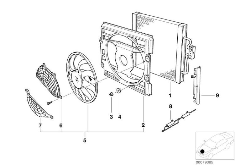 Condenseur de clim/ventilateur addition ->47507640647