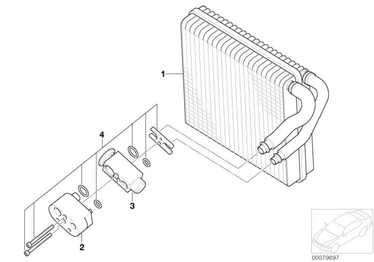 Verdampfer / Expansionsventil ->48015641127