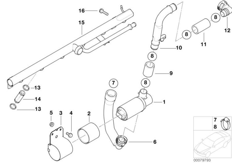 Idle regul.valve/additional air line ->47606130910