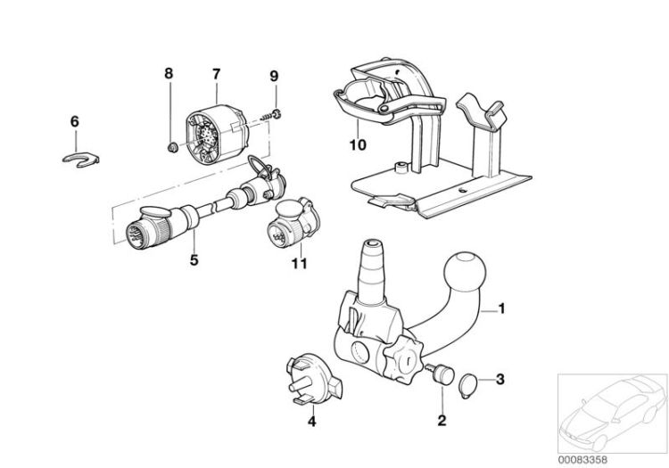 Pieces de dispositif d`attelage ->47249710082