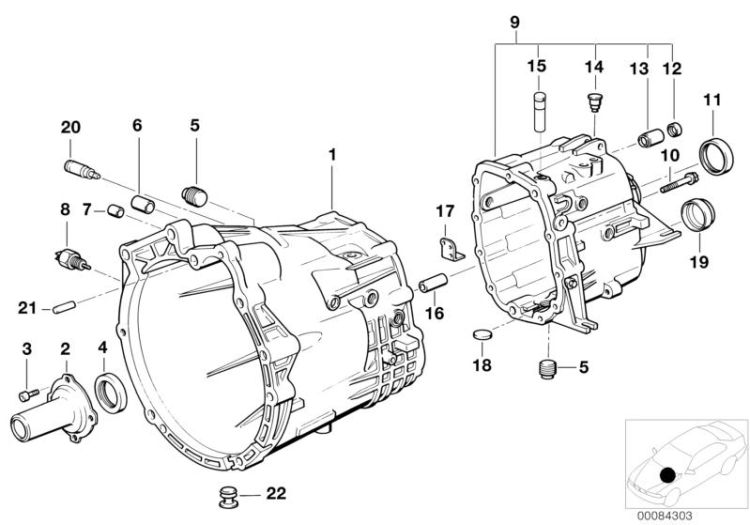 S5D...Z housing + mounting parts ->1133229