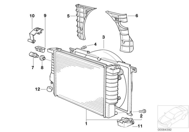 Radiator/frame ->47422170962