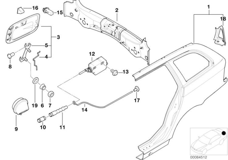 Side panel/tail trim ->47623411104