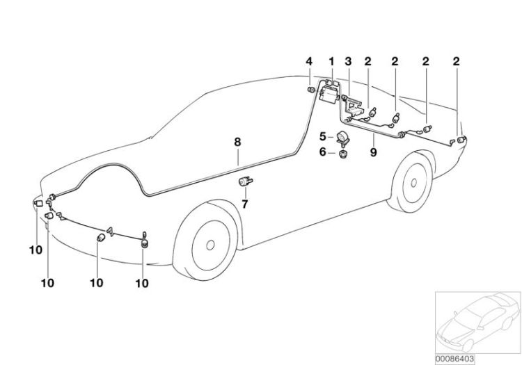 Park Distance Control (PDC) ->47536660026