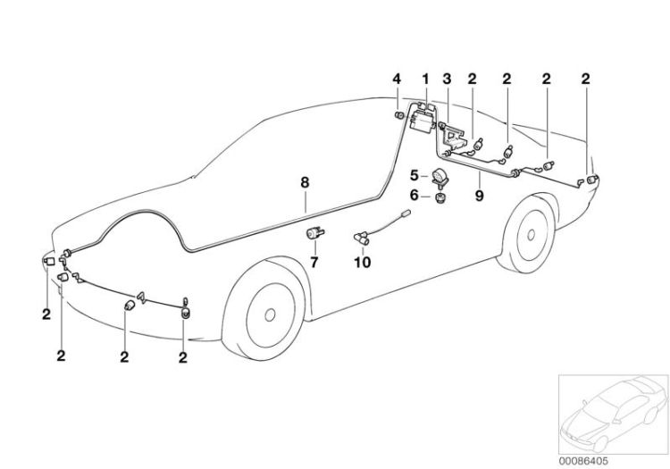 Park Distance Control (PDC) ->47536660026