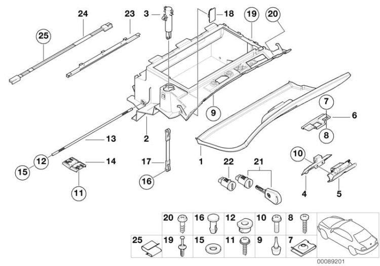 51167141586 GLOVE BOX Vehicle trim Instrument carrier  mounting parts BMW 3er E90 51168222766 E46 >89201<, Guantera