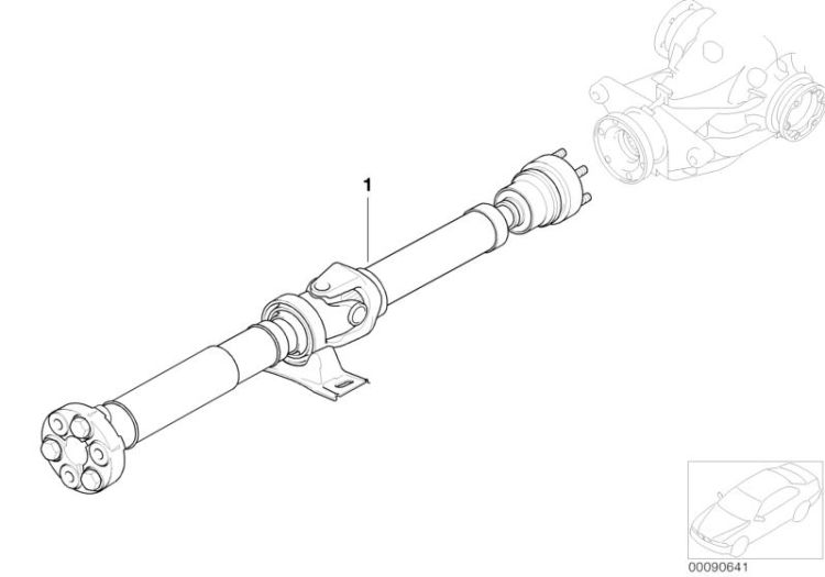 Drive shaft (constant-velocity joint) ->47750260184