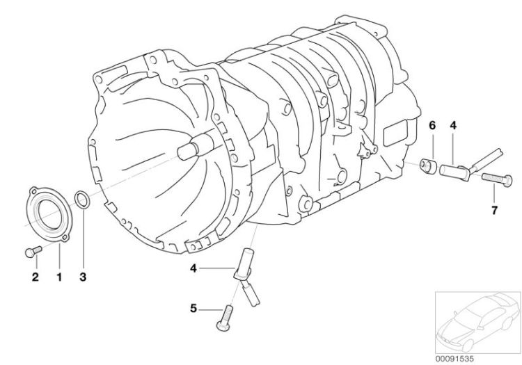 A4S200R sealing,input shaft/speed sensor ->47540240997