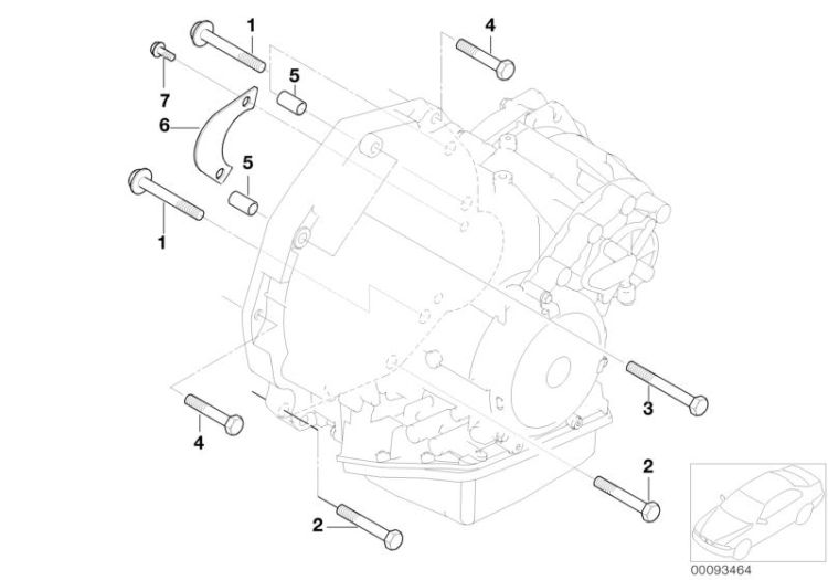 Getriebe Befestigung ->48015241000