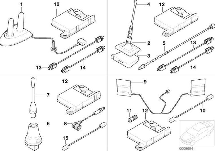 Single parts f Cordless teleph. antenna ->47507840105