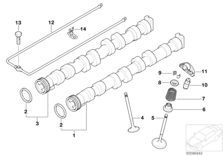 Ventilsteuerung-Nockenwelle/Ventile ->47608113384