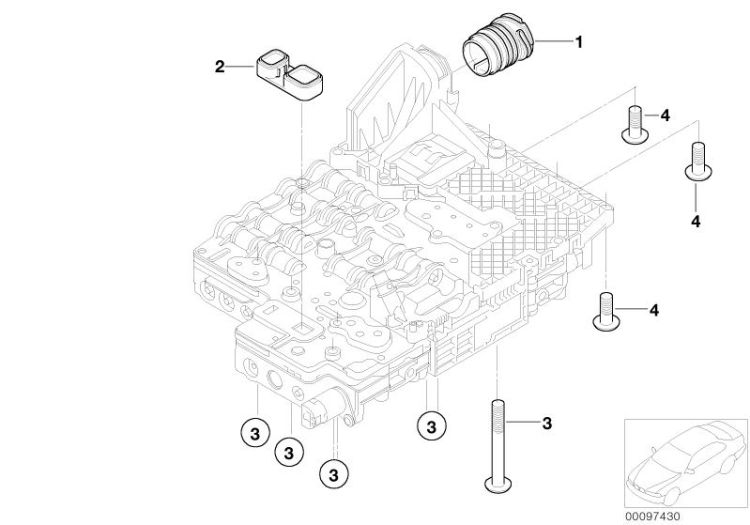 GA6HP26Z Mechatronik mounting parts ->47739241014
