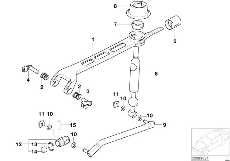 Schaltung mechanisches Getriebe ->47797250343