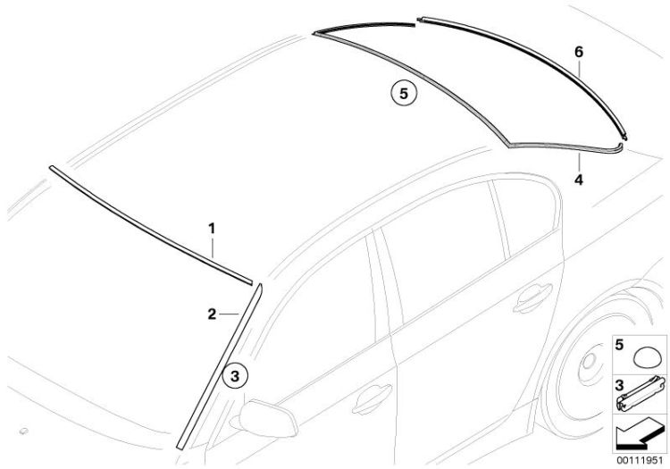 Glazing, mounting parts ->47750514936