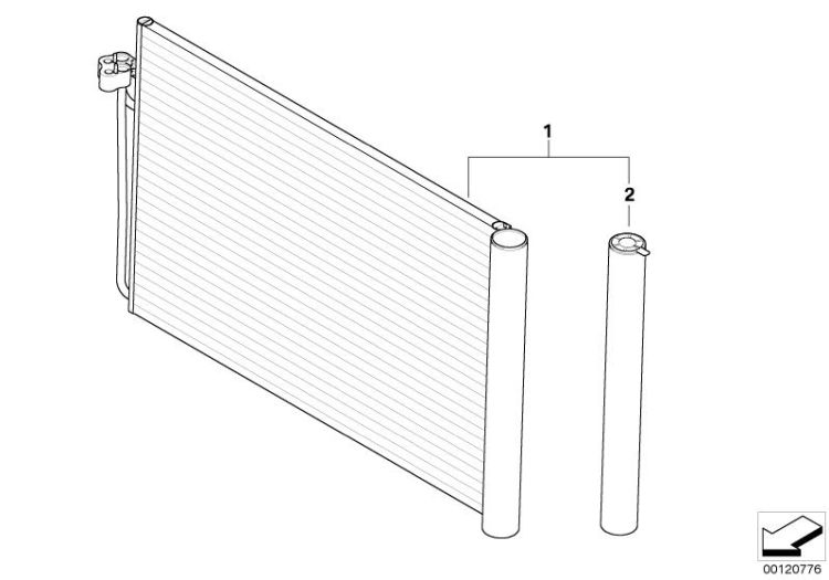 Condenser, air conditioning ->47750641342