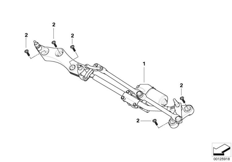 Single wiper parts ->47750611672