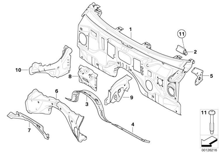 Splash wall parts ->47750411546