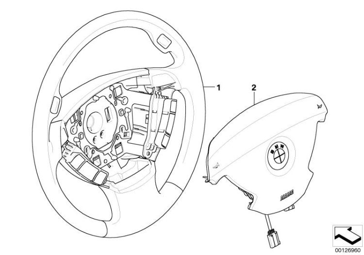 Sport st.whl.airbag-smart /Multifunction ->47771032104