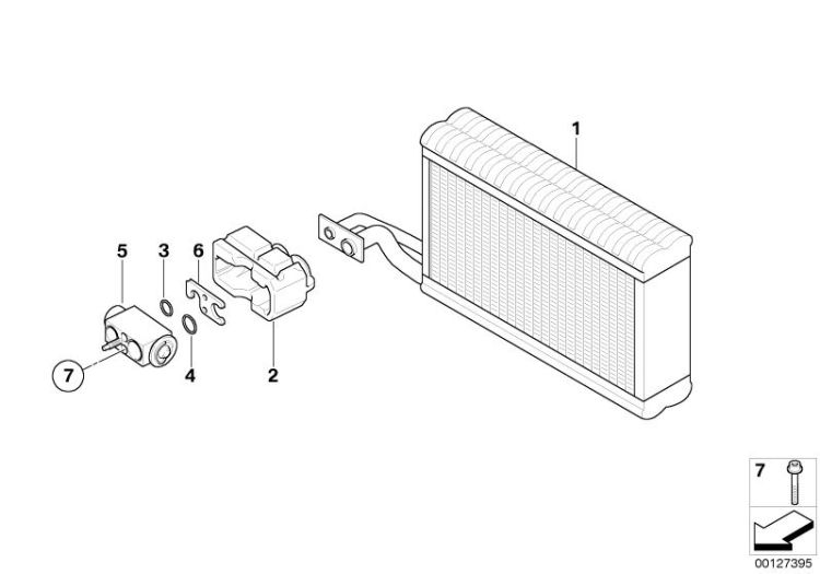 Soupape vase d`expansion, numéro 05 dans l'illustration