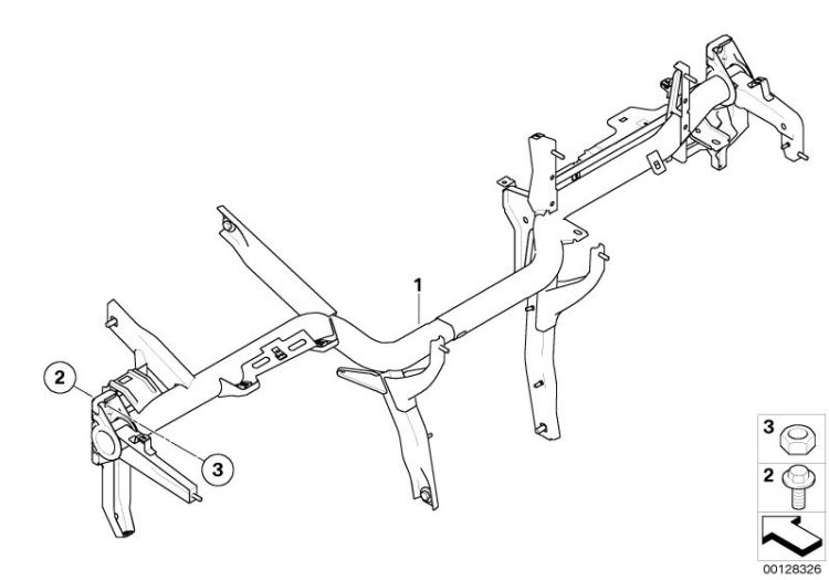 Träger Instrumententafel ->47750515213