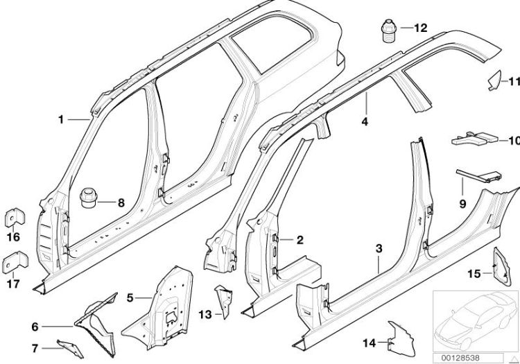 Side frame ->47536410050