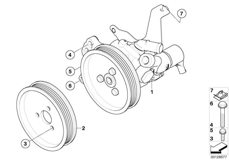 Power Steering Pump/Active steering ->47751321428