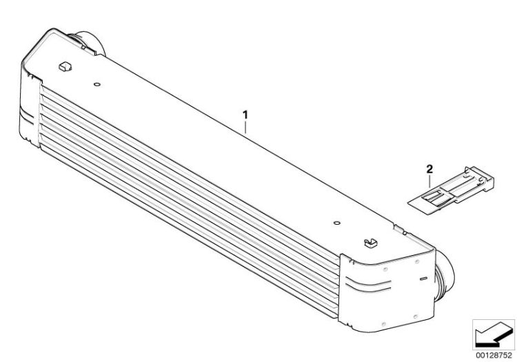 Charge-air cooler ->48801170278